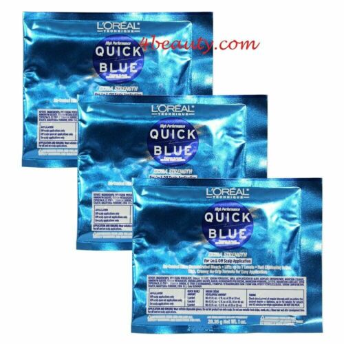 Loreal QUICK BLUE Powder Bleach Extra Strength 1 oz 1 pack hair color pure