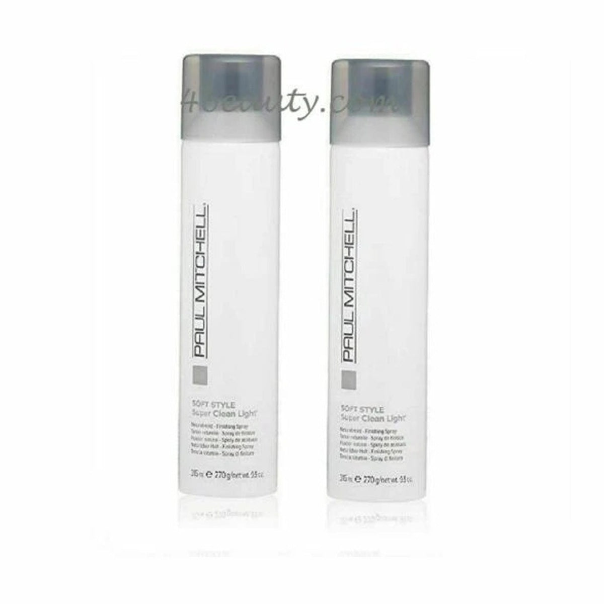 Paul Mitchell Super Clean Light Hair Spray 9.5 oz 2-pack for soft flexible hold on fine to medium hair