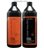 Matrix Total Results Mega Sleek Shampoo & Conditioner 33.8oz Liter Duo