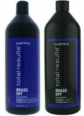 Matrix Total Results Brass Off Shampoo & Conditioner Duo 33.8 oz pure type