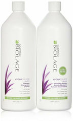 Matrix Biolage Hydrasource Shampoo & Detangling Solution 33.8 oz Liter Duo pure