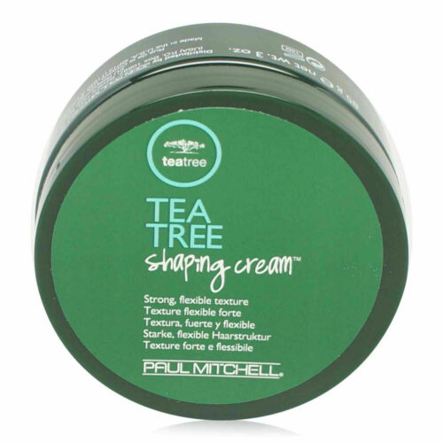 Paul Mitchell Tea Tree Shaping Cream 3 oz matte finish styling product with flexible texture