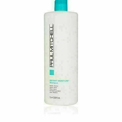 Paul Mitchell Instant Moisture Shampoo 33.8 oz white bottle with teal cap