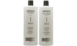Nioxin System 1 Cleanser , Scalp Therapy Conditioner 33.8oz Liter -SELECT TYPE
