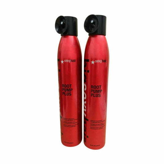 2 PACK - Sexy Hair Root Pump PLUS / Spray Mousse 10.6 oz