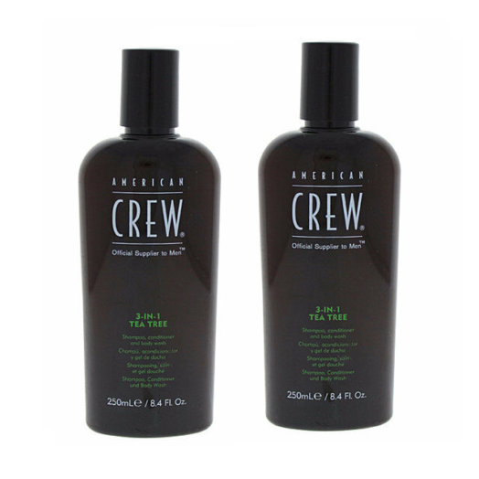 2 Pack - American Crew 3-In-1 Tea Tree / Shampoo & Body wash [ 8.4 oz ]