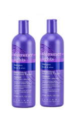 Clairol Shimmer Lights Shampoo Blonde Silver 16 oz (pack of 2) pure ps