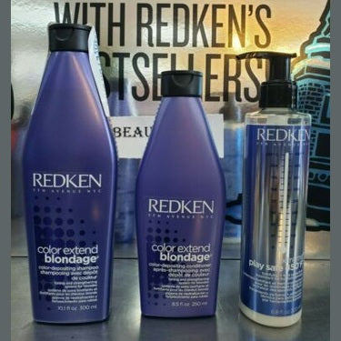 3 pc set - Redken Blondage Shampoo & Conditioner (10/8oz) + Treatment / sale