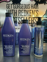 Redken Blondage Shampoo & Conditioner (10/8oz) + Treatment 3pc set sale pure