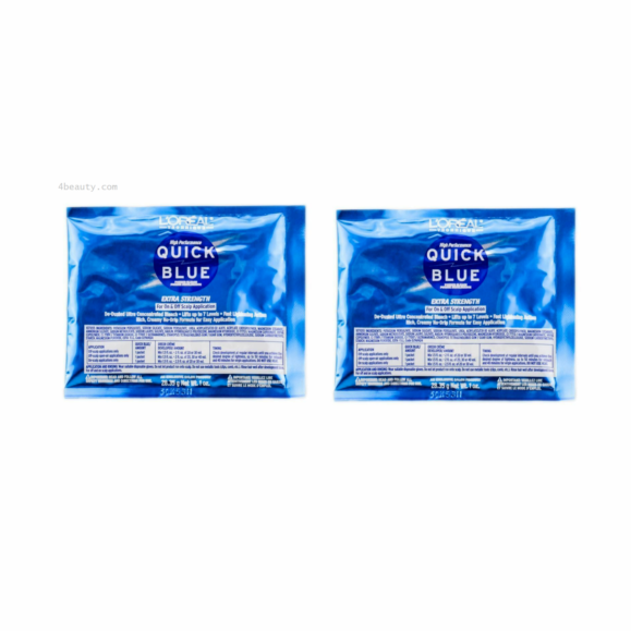 Loreal QUICK BLUE Powder Bleach Extra Strength 1 oz 1 pack hair color pure