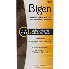 Bigen Permanent Powder Hair Color 46 Light Chestnut care