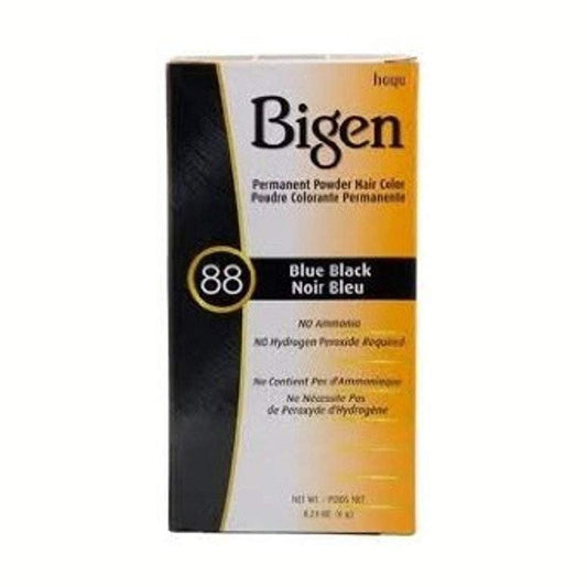 Bigen Permanent Powder Hair Color 88 Blue Black 1 ea - Forever Beauty Choice