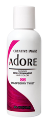 Adore Semi Permanent Hair Color, 86 Raspberry Twist 4 oz pure
