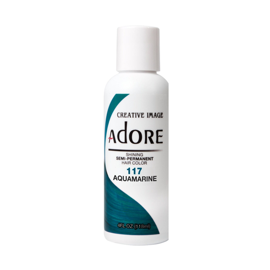 4 oz Adore Semi Permanent Hair Color 117 AQUAMARINE pure fs