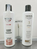 Nioxin System 3 Cleanser & Scalp Therapy 10oz +treatment3oz 3pc set FREE SHIP
