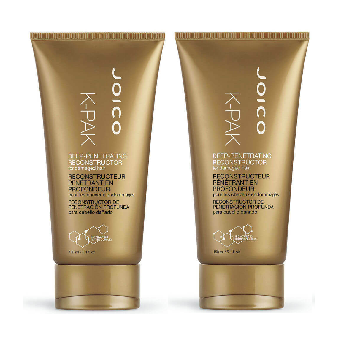 2-pack Joico K-Pak Deep Penetrating / Reconstructor Treatment 5.1 oz pure
