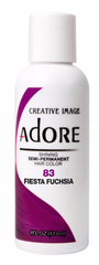 Adore Semi Permanent Hair Color, 83 Fiesta Fuchsia 4 oz pure LT