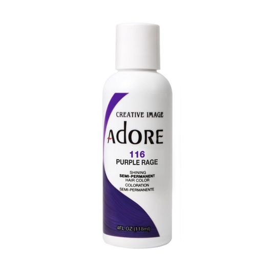 Adore Semi Permanent Hair Color 116 Purple Rage 4 oz pure fs