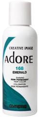 Adore Semi Permanent Hair Color, 168 Emerald 4 oz pure