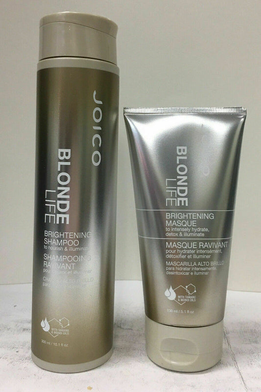 Joico Blonde Life / Brightening Shampoo 10 oz & Masque 5.1 oz- duo