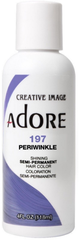 Adore Semi Permanent Hair Color, 197 Peri Winkle 4 oz pure