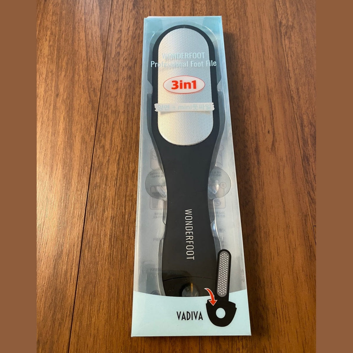 Wonderfoot Foot File 3 in 1 stainless steel - Callus Remover / Made in Korea pure