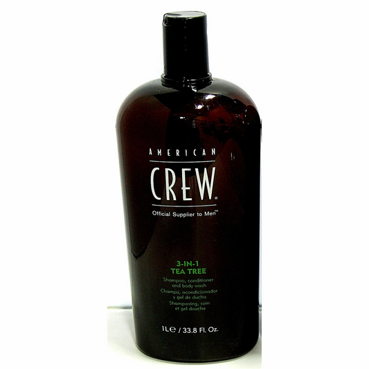 American Crew 3-In-1 / Tea Tree Shampoo & Body wash [ 33.8 oz ]