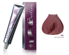 Satin hair color 7RC Red Copper Blonde 3 oz pure type