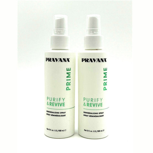 2-Pack Pravana Prime Purify & Revive / Demineralizing Spray 5 oz