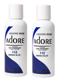 Adore Semi Permanent Hair Color, 112 Indigo Blue 4 oz