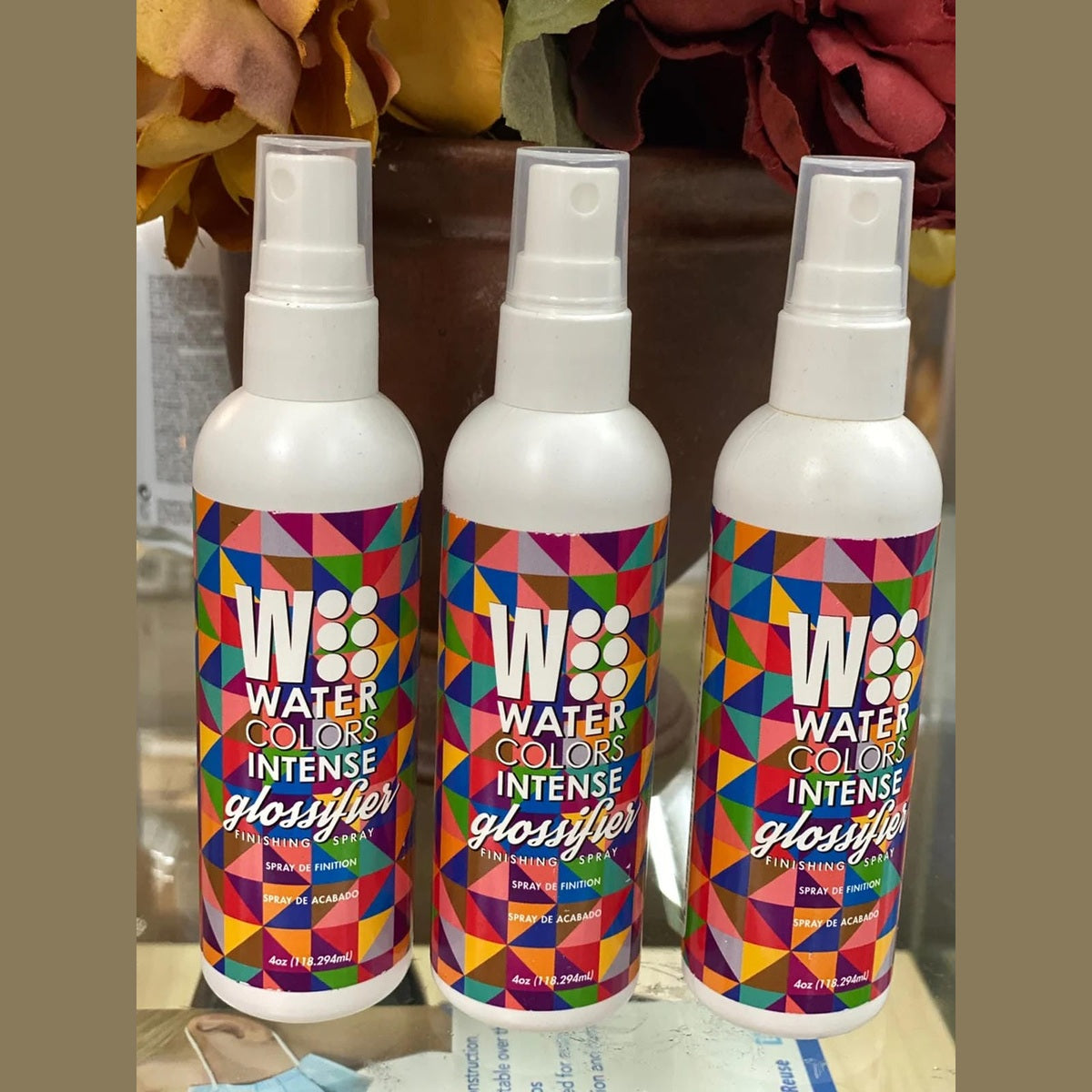Tressa WaterColors Intense Glossifier Finishing Spray 4 oz (pack of 3) sale pure