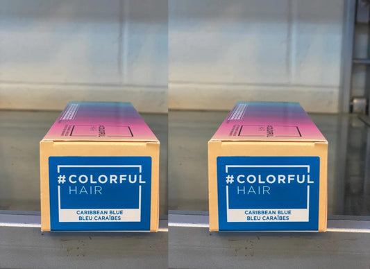 2-pack Loreal Colorful Semi-Permanent / Haircolor, 3 oz Caribbean Blue