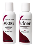 Adore Semi Permanent Hair Color, 71 Intense Red 4oz