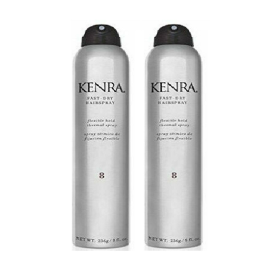 2-Pack Kenra Fast Dry Hairspray #8 / 8 oz