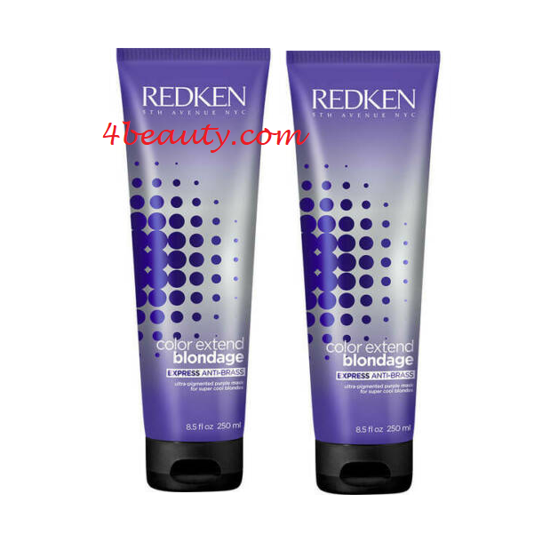 2-pack Redken Blondage Anti Brass Purple Hair Mask, 8.5 oz / sale