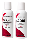 Adore Semi Permanent Hair Color, 64 Ruby Red
