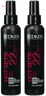 Redken Hot Sets 22 Thermal Setting Mist × on sale 2