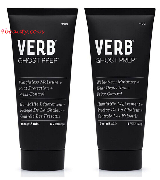 2-pack Verb Ghost Weightless Moisture + Heat Protection + Frizz Control 4 oz purefs