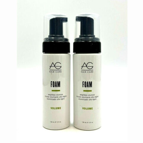 2-pack AG Hair Foam / Weightless Volumizer, 5 oz