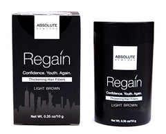 Absolute Regain Hair Fibers LIGHT BROWN 10g • AHF10 pure
