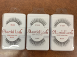 Stardel Lash 100% Human Hair Eyelashes Black - SF 218 (pack of 3)