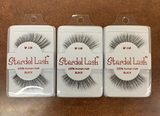 Stardel Lash 100% Human Hair Eyelashes Black - SF 118(pack of 3)