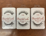 Stardel Lash 100% Human Hair Eyelashes Black - SF 106(pack of 3)