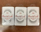 Stardel Lash 100% Human Hair Eyelashes Black - SF 606(pack of 3)