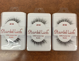 Stardel Lash 100% Human Hair Eyelashes Black - SF DW(pack of 3)
