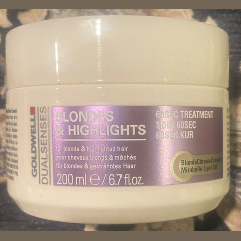 Goldwell / Dualsenses blondes & highlights - 60 second treatment mask 6.7 oz pure