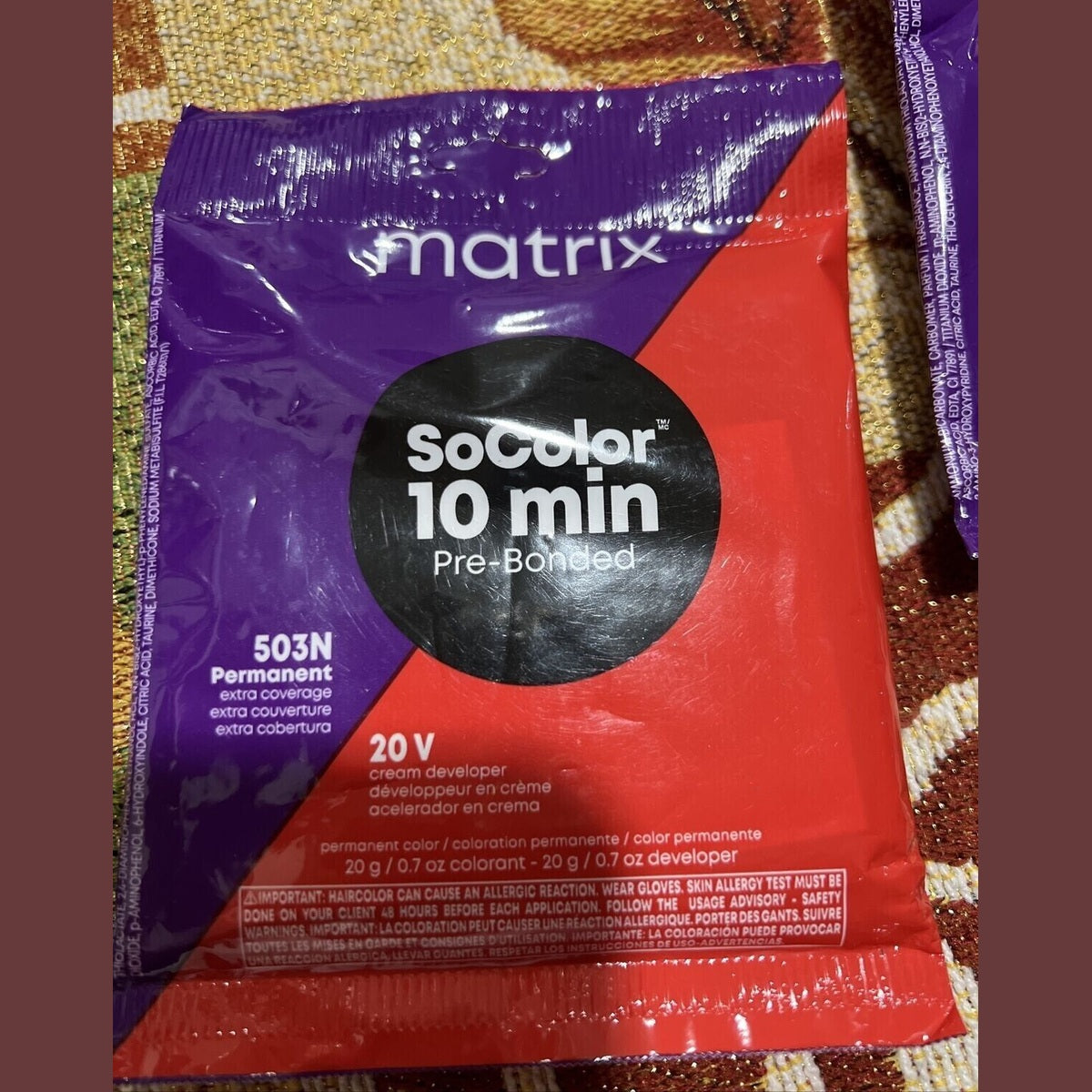 Matrix SoColor, 10 Minute Hair Color & Developer [503N] - Darkest Brown