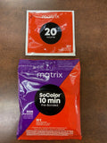 Matrix SoColor 10 Minute Permanent Hair Color & Developer Packettes 505N Medium Brown Natural