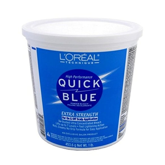 1 lb Loreal QUICK BLUE Powder Bleach Extra Strength pure fs