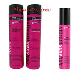 Sexy Hair Vibrant Color Lock Shampoo & Conditioner Duo+ Leave-in Treatment -3pc set